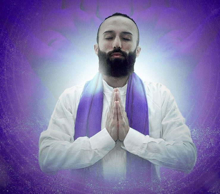 Mestre Eduardo Rocha em meditação