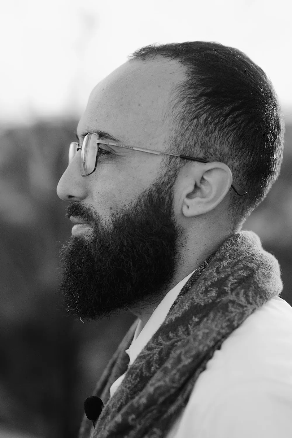 Retrato em preto e branco do Mestre Eduardo Rocha